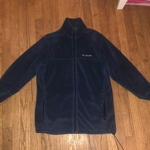 Columbia Navy Zip-up Fleece
